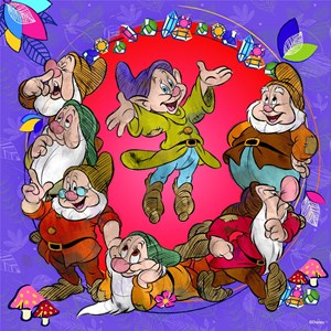 Ravensburger (15202) - "Snow White and the Seven Dwarfs" - 500 brikker puslespil