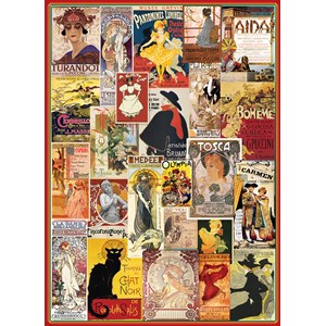 Eurographics (6000-0935) - "Theatre & Opera" - 1000 brikker puslespil
