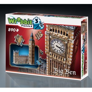 Wrebbit (W3D-2002) - "Big Ben" - 890 brikker puslespil