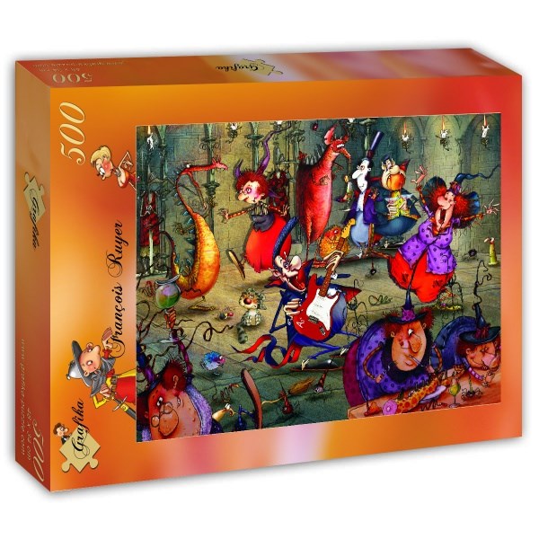 Grafika (T-00556) - François Ruyer: "The Witches Festival" - 500 brikker puslespil