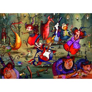 Grafika (T-00556) - François Ruyer: "The Witches Festival" - 500 brikker puslespil