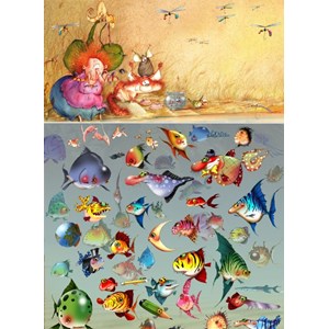 Grafika (02645) - François Ruyer: "Witch" - 300 brikker puslespil