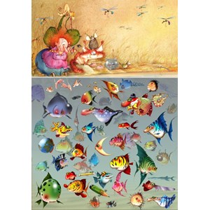 Grafika Kids (01974) - François Ruyer: "Witch" - 100 brikker puslespil