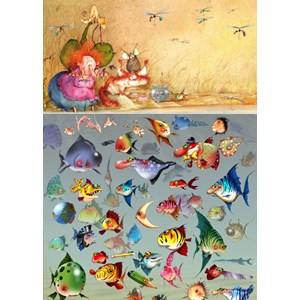 Grafika (T-00568) - François Ruyer: "Witch" - 500 brikker puslespil