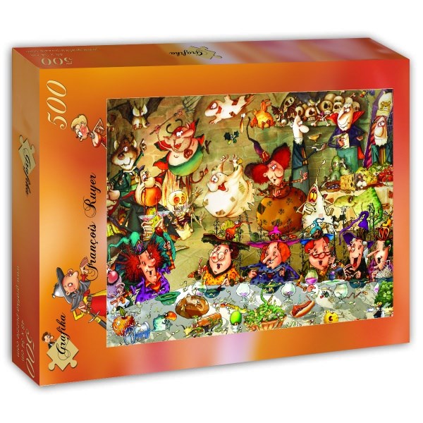 Grafika (T-00576) - François Ruyer: "Witches" - 500 brikker puslespil