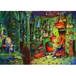 Grafika (T-00581) - François Ruyer: "In the kitchen!" - 2000 brikker puslespil