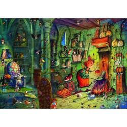 Grafika (T-00584) - François Ruyer: "In the kitchen!" - 500 brikker puslespil