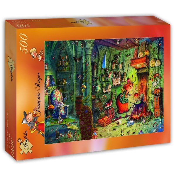 Grafika (T-00584) - François Ruyer: "In the kitchen!" - 500 brikker puslespil