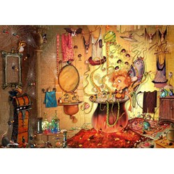 Grafika (T-00589) - François Ruyer: "The Bath" - 2000 brikker puslespil