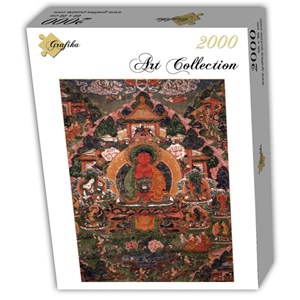 Grafika (T-00600) - "Buddha Amitabha in His Pure Land of Suvakti" - 2000 brikker puslespil