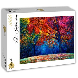 Grafika (T-00616) - "Autumn Forest" - 1000 brikker puslespil
