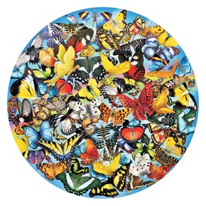SunsOut (34953) - Lori Schory: "Butterflies in the Round" - 1000 brikker puslespil