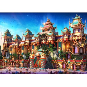 Grafika (T-00675) - "Fairyland China" - 1000 brikker puslespil