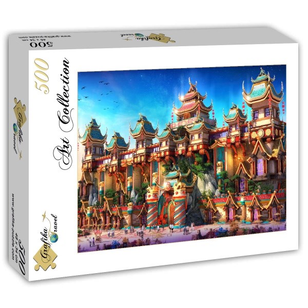 Grafika (T-00676) - "Fairyland China" - 500 brikker puslespil