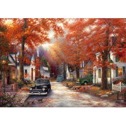 Grafika (T-00698) - Chuck Pinson: "A Moment on Memory Lane" - 2000 brikker puslespil