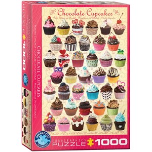 Eurographics (6000-0587) - "Chocolate Cupcakes" - 1000 brikker puslespil