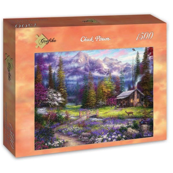 Grafika (T-00715) - Chuck Pinson: "Inspiration of Spring Meadows" - 1500 brikker puslespil