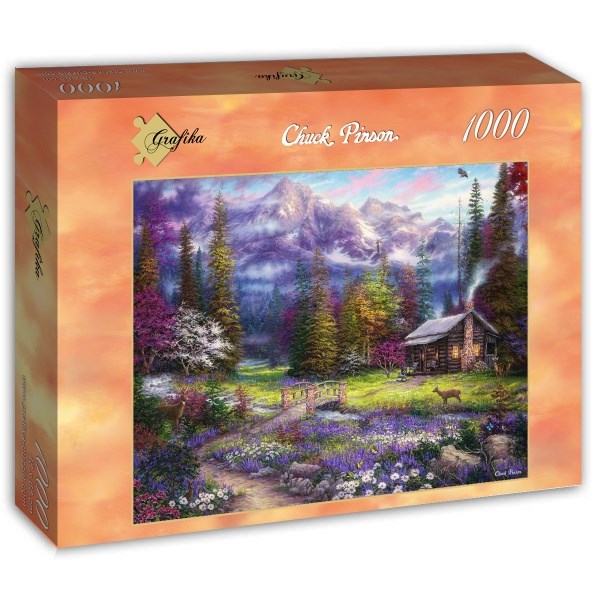 Grafika (T-00716) - Chuck Pinson: "Inspiration of Spring Meadows" - 1000 brikker puslespil