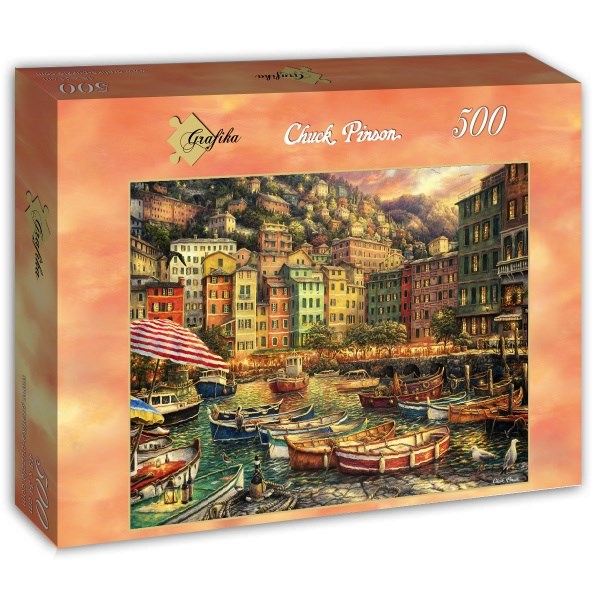 Grafika (T-00733) - Chuck Pinson: "Vibrance of Italy" - 500 brikker puslespil
