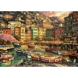 Grafika (T-00733) - Chuck Pinson: "Vibrance of Italy" - 500 brikker puslespil