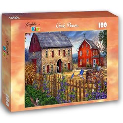 Grafika Kids (02012) - Chuck Pinson: "The Bluebirds' Song" - 100 brikker puslespil