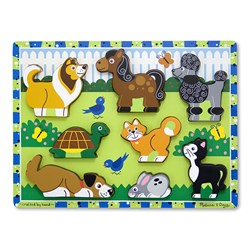 Melissa and Doug (3724) - "Pets" - 8 brikker puslespil