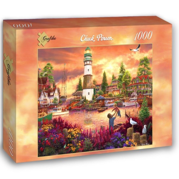 Grafika (02735) - Chuck Pinson: "Love Lifted Me" - 1000 brikker puslespil