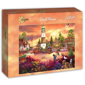 Grafika (T-00757) - Chuck Pinson: "Love Lifted Me" - 1000 brikker puslespil