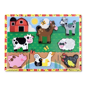 Melissa and Doug (3723) - "Farm" - 8 brikker puslespil