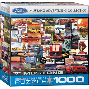 Eurographics (8000-0748) - "Ford Mustang Advertising Collection" - 1000 brikker puslespil