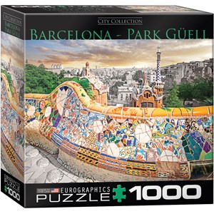 Eurographics (8000-0768) - "Barcelona Park Güell" - 1000 brikker puslespil