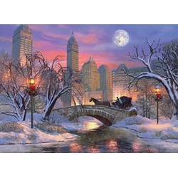 Eurographics (8000-0915) - Dominic Davison: "Christmas Eve in New York City" - 1000 brikker puslespil