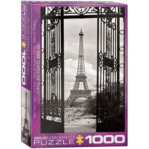 Eurographics (6000-0175) - "At the Gates of Paris" - 1000 brikker puslespil