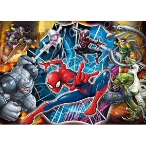 Clementoni (23716) - "Spider-Man" - 104 brikker puslespil
