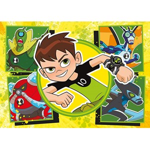Clementoni (23717) - "Ben 10" - 104 brikker puslespil