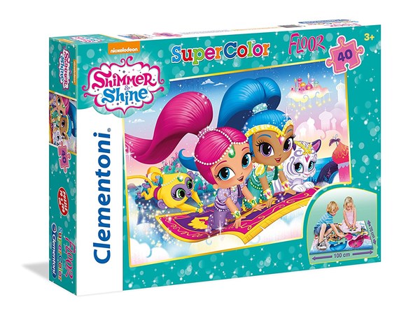 Clementoni (25451) - "Shimmer & Shine" - 40 brikker puslespil