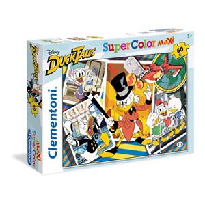 Clementoni (26432) - "Duck Tales" - 60 brikker puslespil