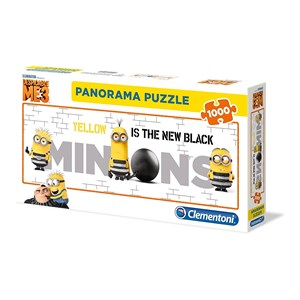 Clementoni (39443) - "Minions, Yellow is the New Black" - 1000 brikker puslespil
