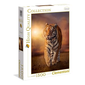 Clementoni (31806) - "Tiger" - 1500 brikker puslespil