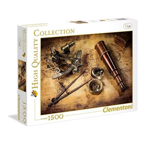 Clementoni (31808) - "Course on the Treasure" - 1500 brikker puslespil