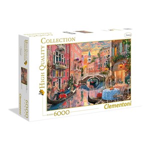 Clementoni (36524) - "Venice" - 6000 brikker puslespil