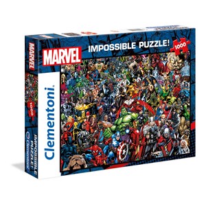 Clementoni (39411) - "Marvel" - 1000 brikker puslespil