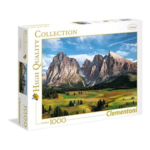 Clementoni (39414) - "Alps" - 1000 brikker puslespil