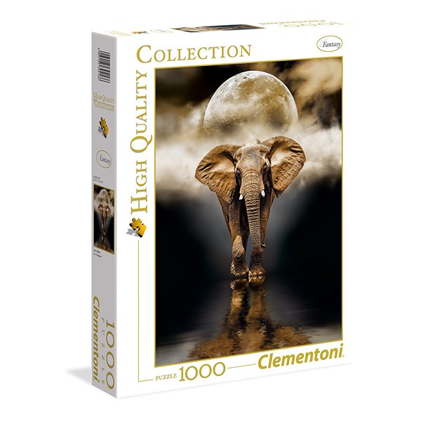 Clementoni (39416) - "The Elephant" - 1000 brikker puslespil