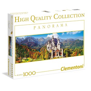 Clementoni (39438) - "Neuschwanstein, Germany" - 1000 brikker puslespil
