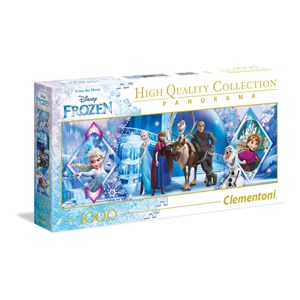 Clementoni (39447) - "Frozen" - 1000 brikker puslespil