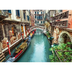 Clementoni (39458) - "Venice Canal" - 1000 brikker puslespil