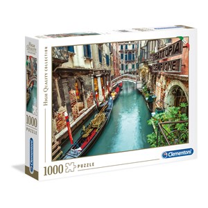 Clementoni (39458) - "Venice Canal" - 1000 brikker puslespil