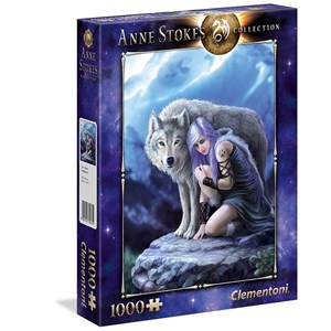 Clementoni (39465) - Anne Stokes: "Protector" - 1000 brikker puslespil