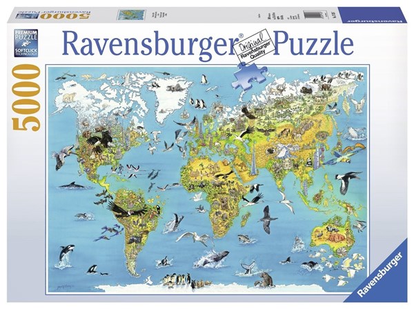 Ravensburger (17428) - "Fascinating Earth" - 5000 brikker puslespil